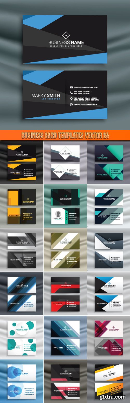 Business Card Templates vector 26
