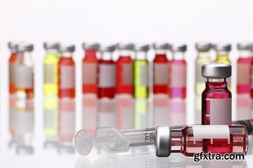 Collection of vial capacity ampoule syringe medical preparation 25 HQ Jpeg