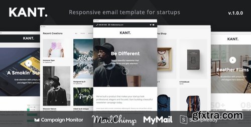 ThemeForest - Kant - Responsive Email for Startups with 50+ Sections + StampReady Builder + MailChimp Integration  19326277