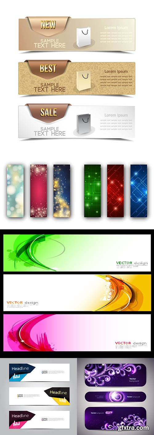 Banners Vector Collection 4