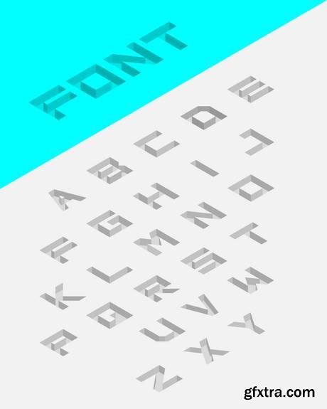 Alphabet Vector Fonts #5, 17xEPS
