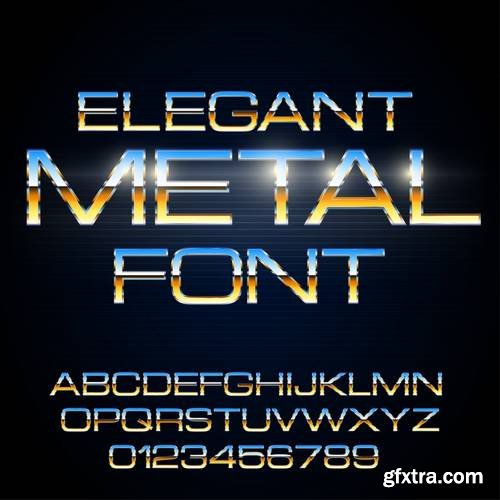 Alphabet Vector Fonts #5, 17xEPS