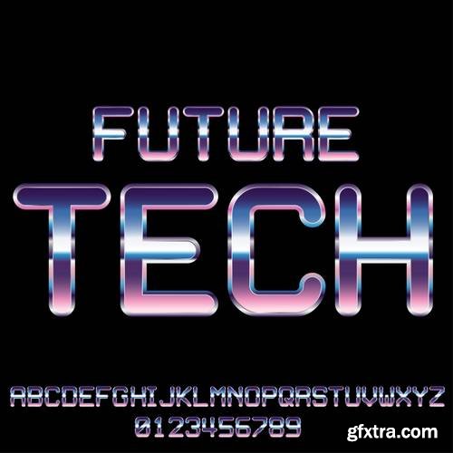 Alphabet Vector Fonts #5, 17xEPS