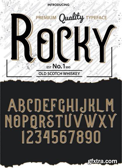 Alphabet Vector Fonts #5, 17xEPS