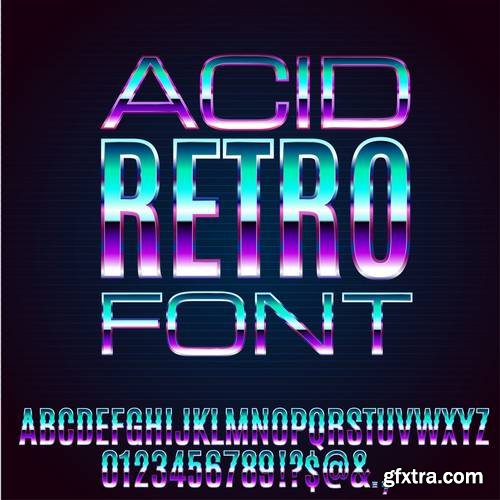 Alphabet Vector Fonts #5, 17xEPS