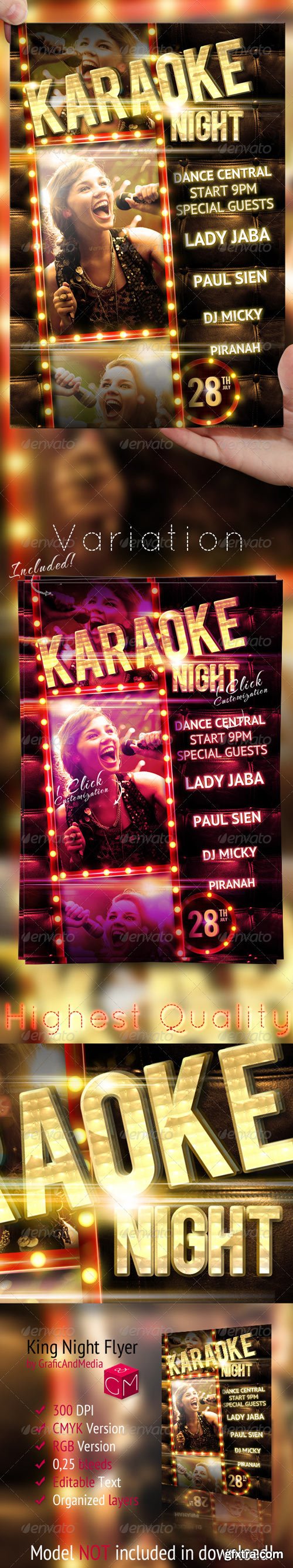 GraphicRiver - Karaoke Night Party Flyer Template 2592676