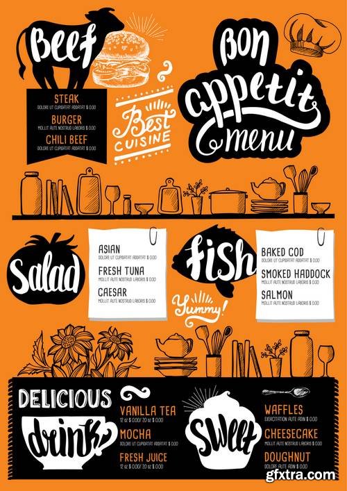 Menu Restaurant - Food Template 2