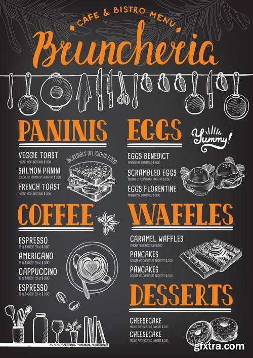 Menu Restaurant - Food Template 2