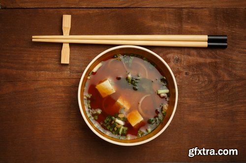Collection of Japanese seafood soup noodles egg 25 HQ Jpeg