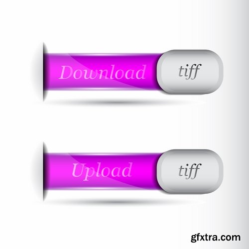 Collection banner button design web site tool key 25 EPS Collection banner button design web site tool key 25 EPS