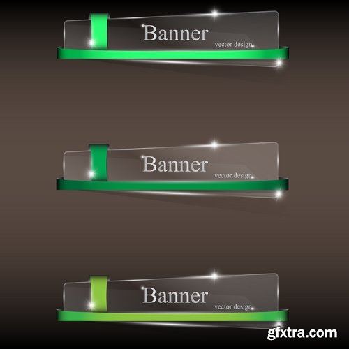 Collection banner button design web site tool key 25 EPS Collection banner button design web site tool key 25 EPS