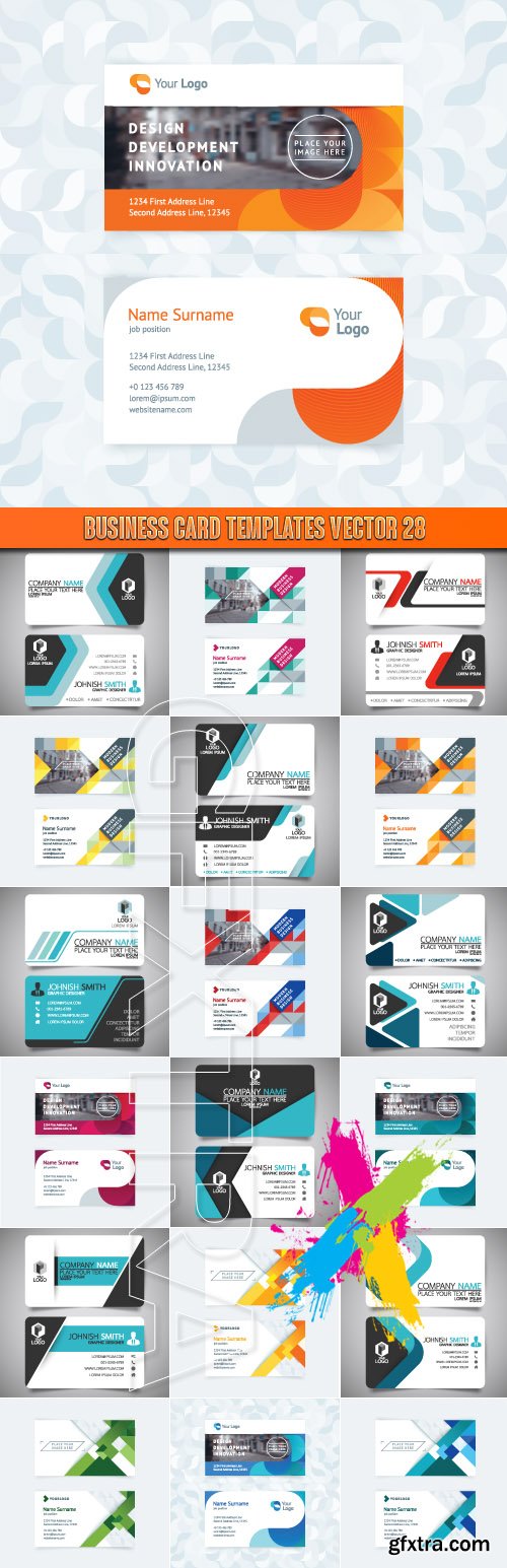 Business Card Templates vector 28