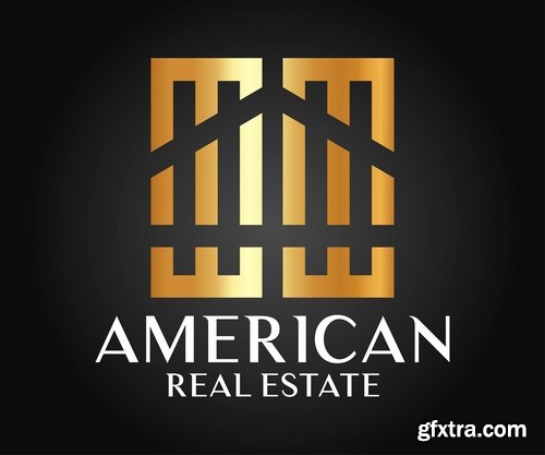 Collection logo icon web design element site 60-25 EPS