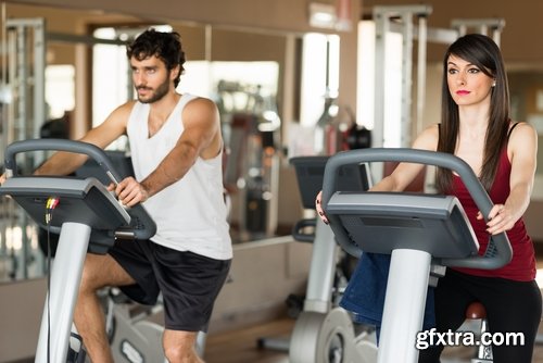 Collection of exercise bike cardio training gym exercise machine 25 HQ Jpeg