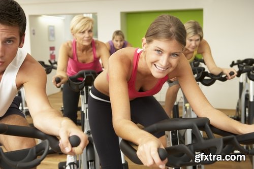 Collection of exercise bike cardio training gym exercise machine 25 HQ Jpeg