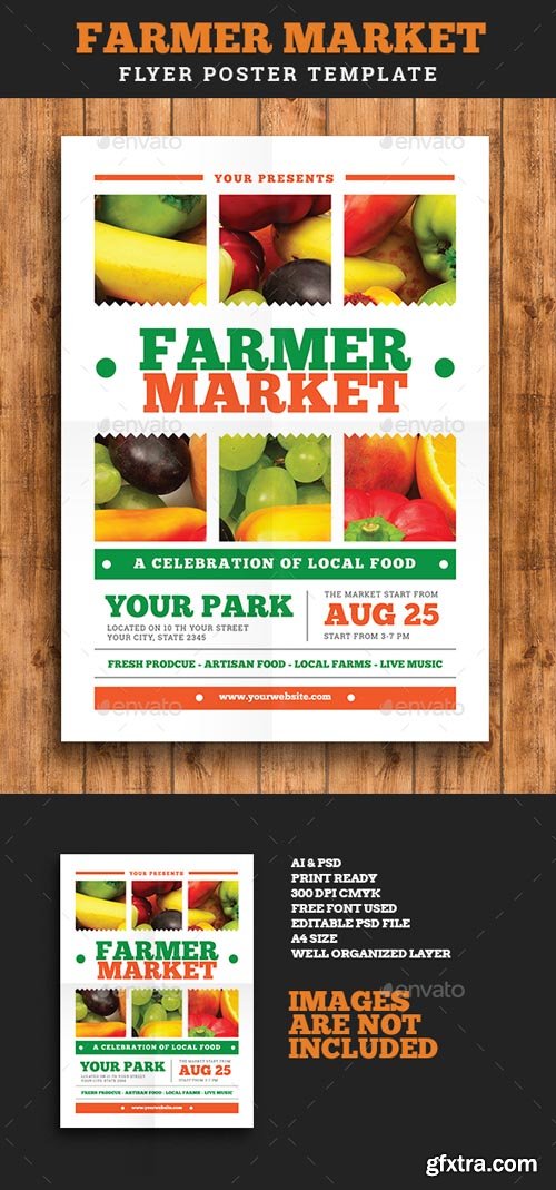 GR - Farmer Market Event Flyer Vol 02 19343746 GR - Farmer Market Event Flyer Vol 02 19343746