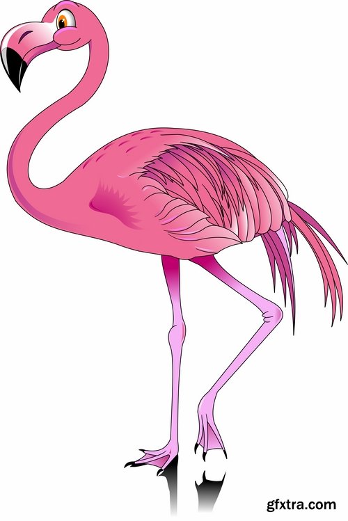 Collection of bird dove eagle sparrow swan parrot 25 EPS