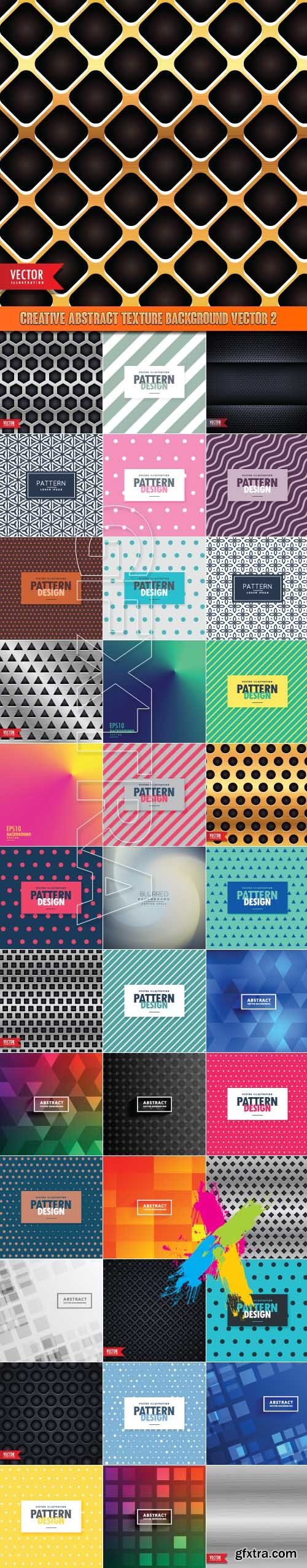 Creative abstract texture background vector 2