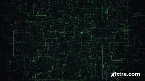 MA - Green Digital Grid Background MA - Green Digital Grid Background