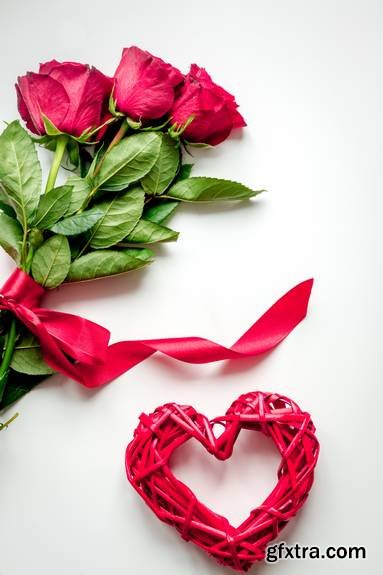 Concept Valentine Day with Flower
