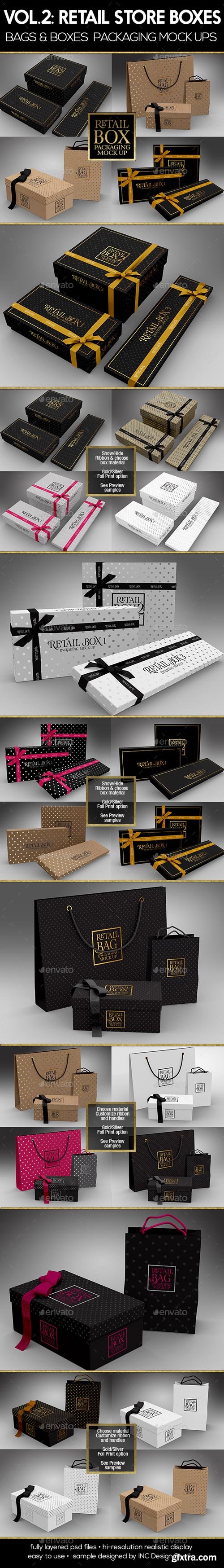 GraphicRiver - Retail Boxes Vol.2: Bag & Box Packaging Mock Ups - 19346258