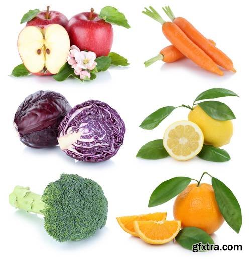 Fruits and Vegetables Isolated