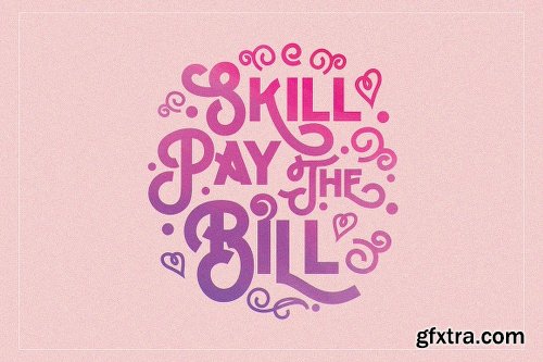 CreativeMarket Hipster Letter + Extras 1177750