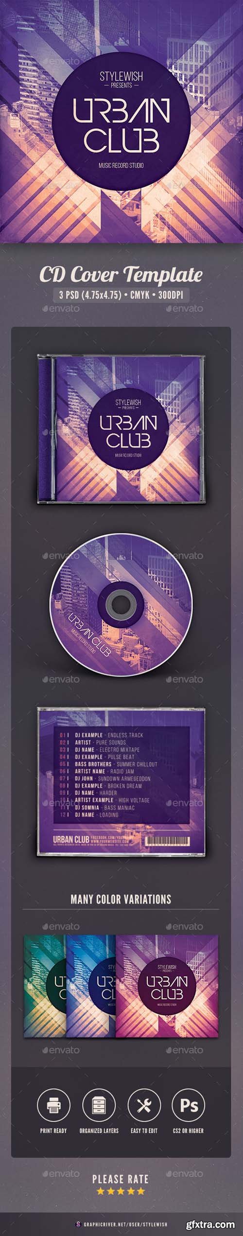 GR - Urban Club CD Cover Artwork 16079097 GR - Urban Club CD Cover Artwork 16079097