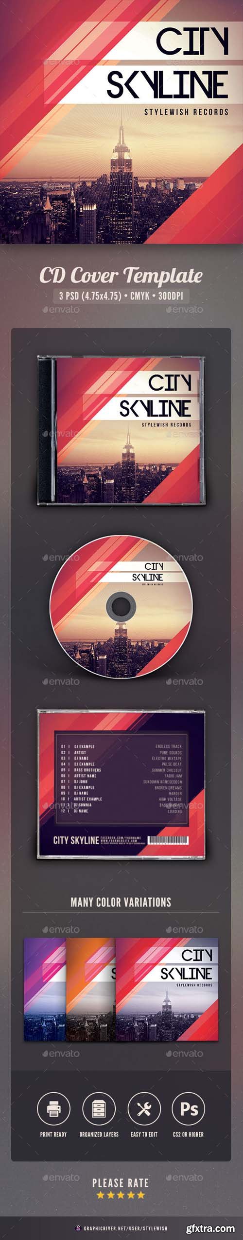 GR - City Skyline CD Cover Artwork 17569265 GR - City Skyline CD Cover Artwork 17569265