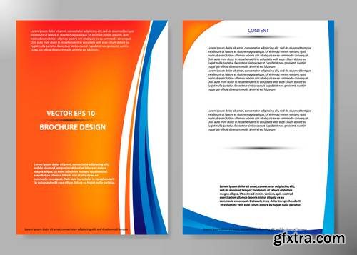 Brochure Design Template Vector - Cover Book Portfolio Presentation Poster in A4