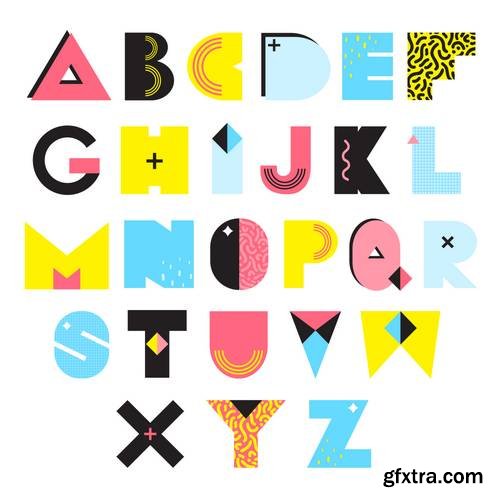 Alphabet Vector Font 7