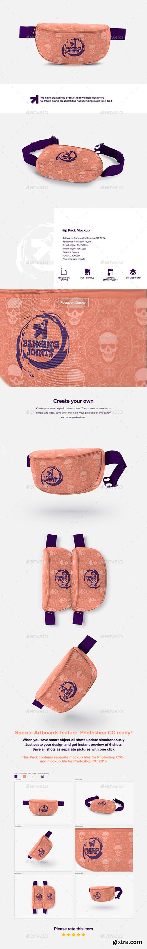 Graphicriver Hip Pack Mockup 12899265