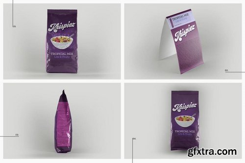 Graphicriver Pouch Packet Packaging Mockup 15503366