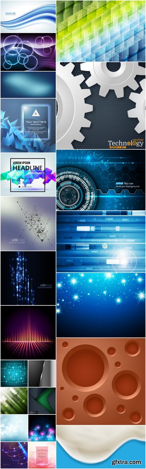 Abstract Background Collection #211 - 24 Vector Abstract Background Collection #211 - 24 Vector