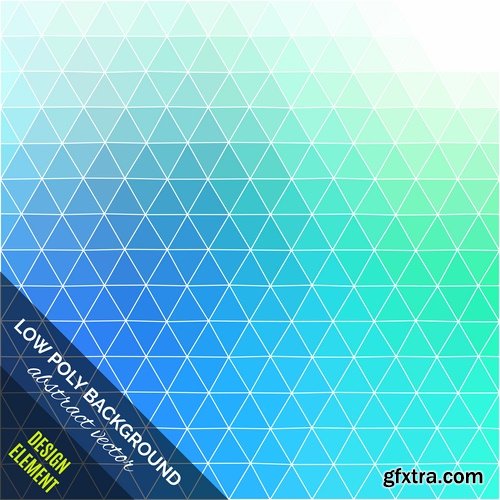Collection of abstract background is an example of a template wallpapers 7-19 EPS