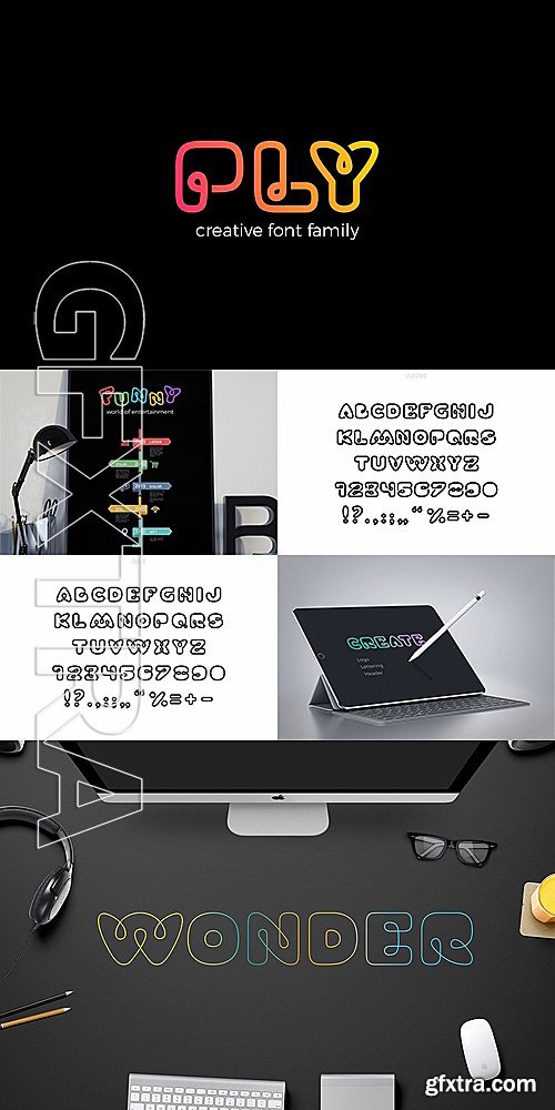 CM - PLY font family 1216970