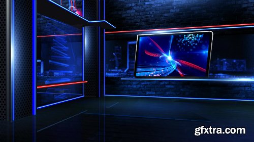 MA - Virtual Newsroom Neon Wide MA - Virtual Newsroom Neon Wide