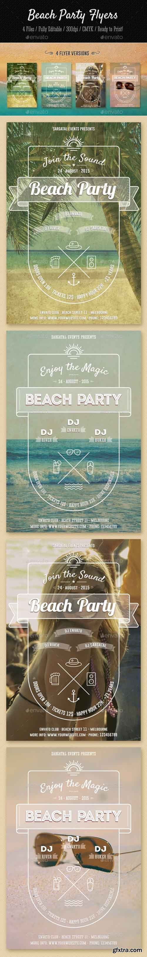 GR - Beach Party Flyers 12162433
