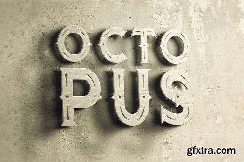 CreativeMarket Octopus - Vintage Style Font 1177961