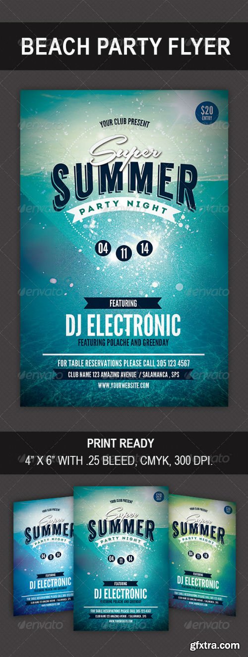 GR - Super Summer Party Flyer 8596676 GR - Super Summer Party Flyer 8596676