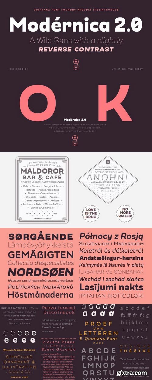 Modernica Font Family $351