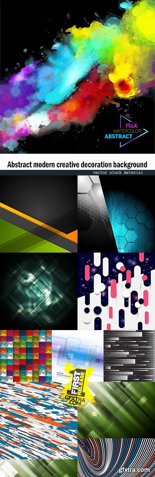 Abstract modern creative decoration background