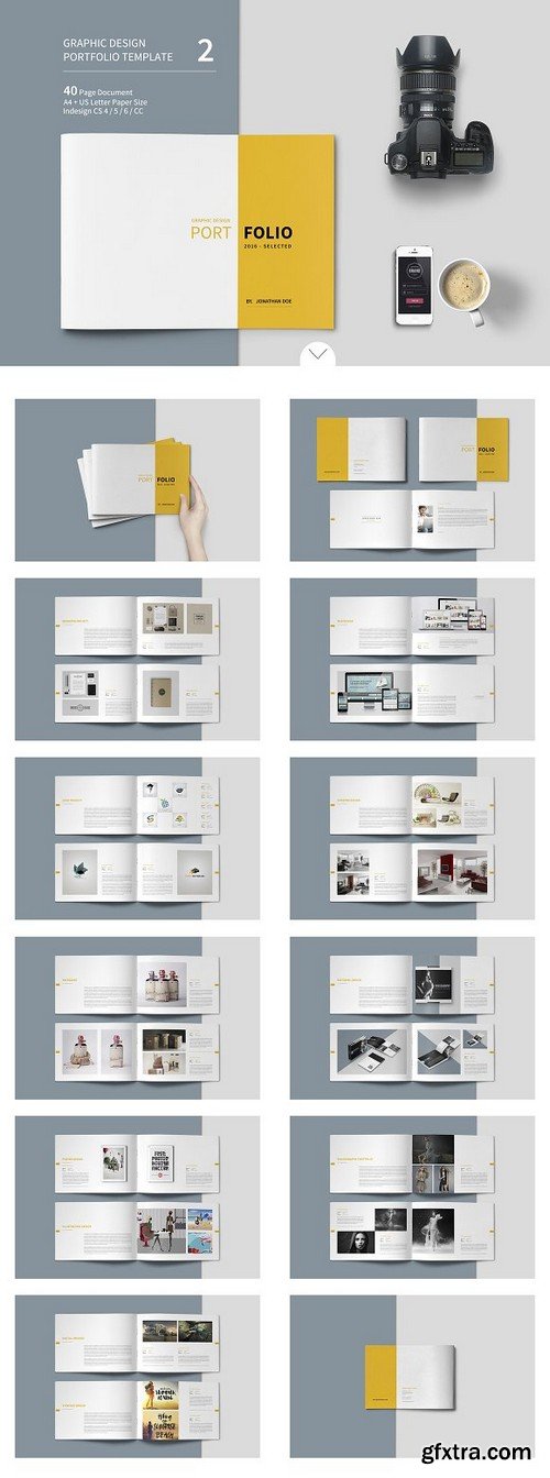 CM - Bundle - Graphic Design Portfolio 1175897