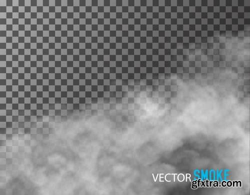 Smoke Vector on Transparent Background