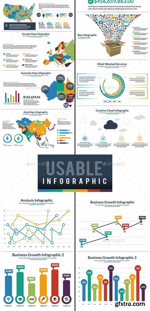 GraphicRiver - The Biggest Infographic Pack 9463965