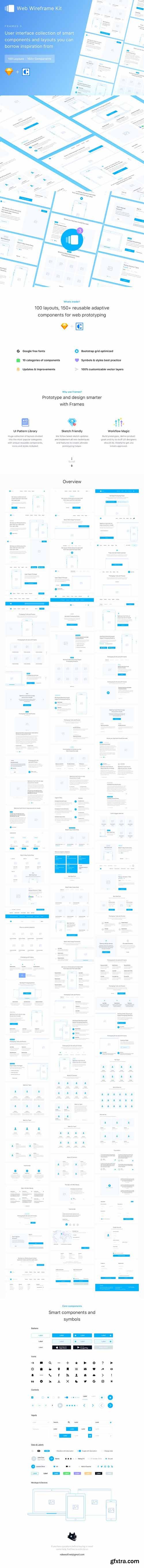 Frames 3 - Web Wireframe Kit Frames 3 - Web Wireframe Kit