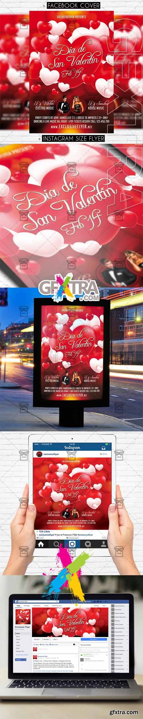 Dia de San Valentin - Premium Flyer Template Dia de San Valentin - Premium Flyer Template