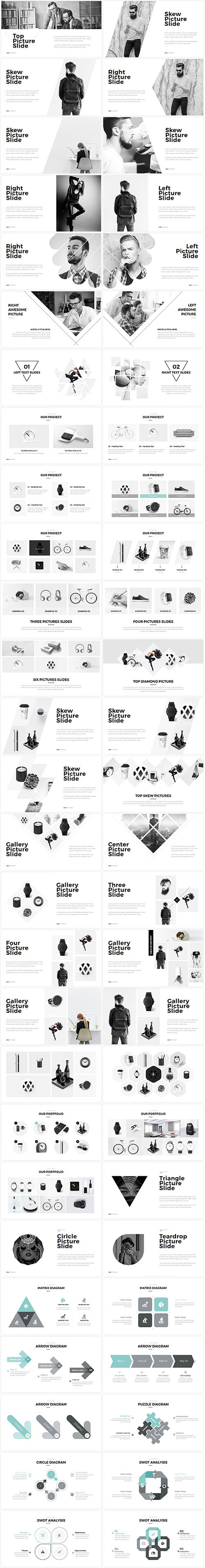 GraphicRiver - Zotax Minimal Powerpoint Template 19351583