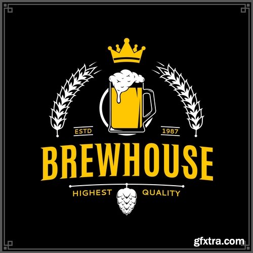 Collection of company logo business card is an example of a vector image 25 EPS