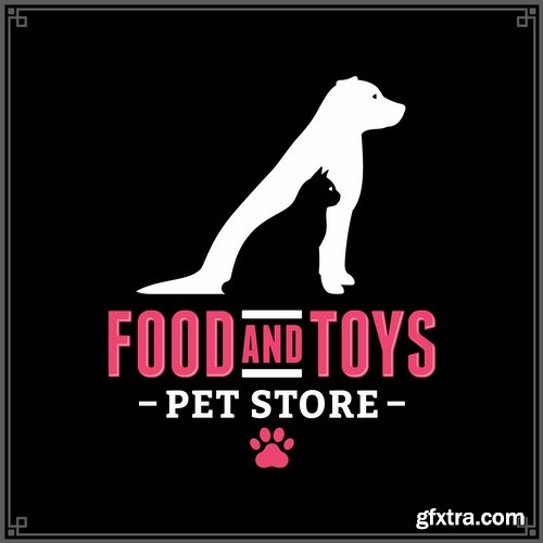 Collection of company logo business card is an example of a vector image 25 EPS